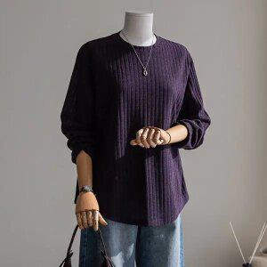 (안나앤플러스) A. 르헤 골지 티셔츠[티셔츠D1204H02] 빅사이즈