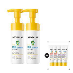 아토팜 프레쉬 페이셜 클렌저 2개 키즈폼클렌징+[증정]젤로션20mlx2개+프레쉬샴푸20ml
