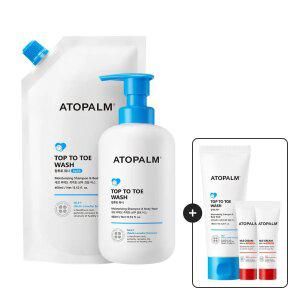 아토팜 탑투토워시 460ml+리필400ml+[증정]탑투토워시100ml+MLE크림8mlx2개