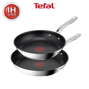 [테팔] 심플리쉐프 인덕션 프라이팬 2종(팬24+팬28)
