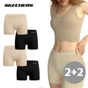 스케쳐스 여성 드로즈 모달 네모 팬티 4장세트