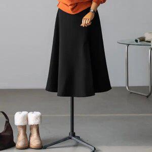 (안나앤플러스) 린느 기모 플레어 스커트[스커트ECK53] 빅사이즈