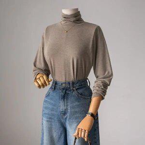 (안나앤플러스) 케이픈 하이넥 티셔츠[티셔츠EAJ5] 빅사이즈