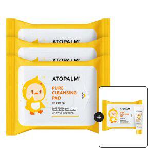 아토팜 퓨어 클렌징 패드 30매x3+[증정]클렌징패드30매+선크림10g