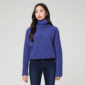 [버커루] 여성 혼방 터틀넥 니트 티셔츠(B214KT820P)