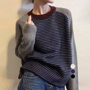 ATMARK 단가라배색소프트니트_AA59KN070G