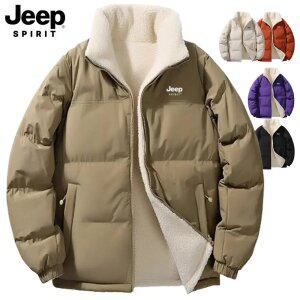 지프 JEEP SPIRIT 양면 패딩점퍼 리버시블 자켓 집업 양털 후리스 플리스재킷 하이넥