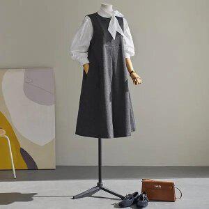 (안나앤모드) lewis 울 뷔스티에 플리츠 원피스[드레스EC713]