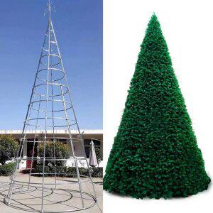 J2K 크리스마스 야외 대형 트리 성탄절 축제 백화점