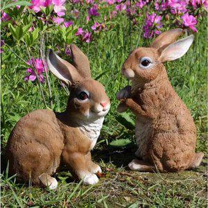 J2K 정원 장식용 토끼 조형물 야외 테라스 현관 장식