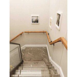 J2K 계단 난간 미끄럼 방지 손잡이 나무봉 핸드레일