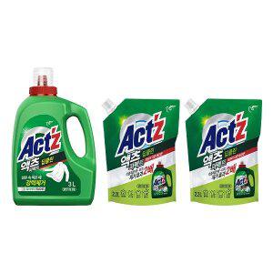 액츠 퍼펙트 딥클린 액체세제 3L+리필 2개