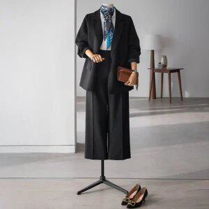 (안나앤플러스) A. 므렌 더블버튼 자켓 세트[세트EDA52] 빅사이즈