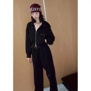 (SET-하의) 피그먼트 워싱 테이프 팬츠 AQ4WPB61