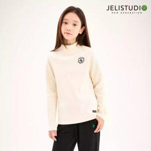 슬림핏자수포인트폴라티셔츠