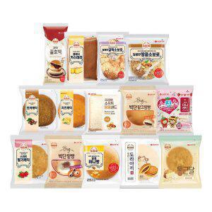 기린빵 14종 15봉(5+5+5) 골라담기 모카케익 치즈케익 땅콩샌드 등