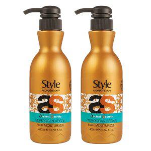 노워시 바르는 헤어팩 대용량 모로칸 트리트먼트 400ml 2개