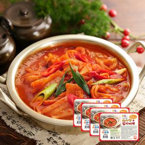 생생정보 방영[수원맛집_신사강] 야채수 김치찌개_500gX4개 (택배비무료) 가정식 간편