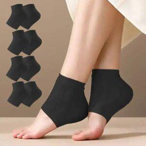 라라무브 클라우드패드 뒤꿈치 각질케어 보습양말 실리콘 덧신 쿠션 풋케어 발꿈치 갈