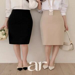 (MADE/3기장/SXL/탑셀러) 3기장 H라인 베이직 스커트 sk2394