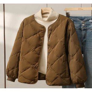 J2K 경량패딩 퀼팅 점퍼 누빔 자켓 보온 깔깔이 오버핏