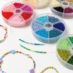 J2K 비즈 만들기 2mm 시드비즈 6종 세트 DIY 재료