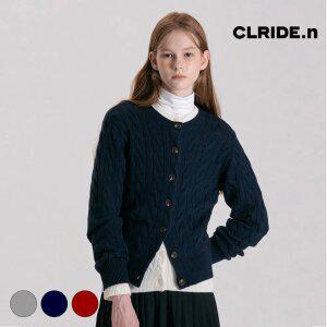 [택가 89,800원] 클라이드앤 라운드 케이블 니트 가디건 FNDSW941F