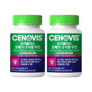 세노비스 트리플러스 멀티비타민 오메가3 이뮨 여성 80캡슐, 2개
