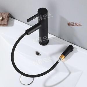 욕실 인테리어 원홀 골드화이트 세면대 세면기 수전 티류으스