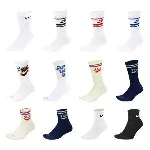 나이키 에브리데이 쿠션 크루 3P 여성용 남성용 양말 장목 중목 아디다스 휠라