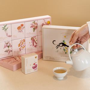 [쌍계명차] 일상다완 허브차 6종 모음 선물세트 +쇼핑백