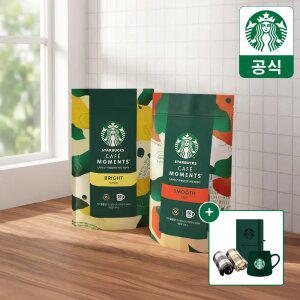[무배+4/6/10박스사은품] 스타벅스 프리미엄 카페모먼트 파우치 100g