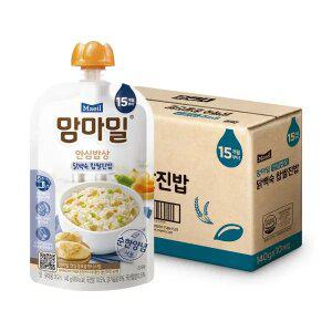맘마밀 실온이유식 15개월, 닭백숙 찹쌀진밥, 140g, 10개