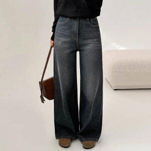 [에이와비] [140.150ver] #AWABMADE:_앤드기모부츠컷와이드팬츠 -키작녀/기장선택/1co