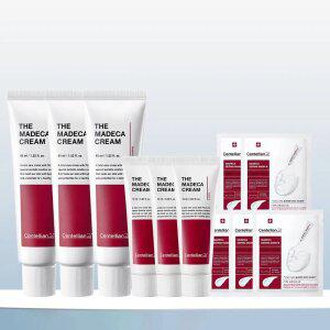 [본사직영] 더 마데카크림 45ml 3개 + 15ml 3개 + 인텐시브 마스크팩 5매