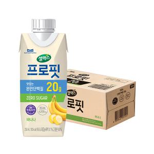 셀렉스 프로핏 드링크 바나나 250ml, 18입, 1개