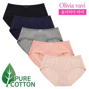 여성 팬티/면팬티/빅사이즈~6XL(120) 순면 면스판 밤부 모달 인견 햄 여자 위생 삼각