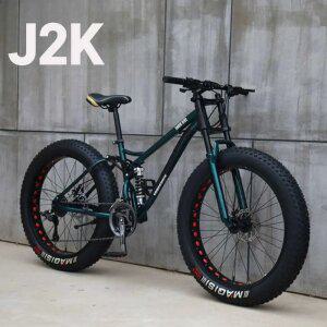J2K 산악 광폭 자전거 팻바이크 성인 청소년 입문용