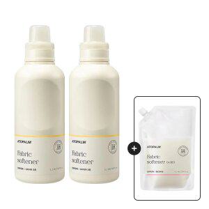 아토팜 섬유유연제 1000ml (프리지아코튼) *2개+[증정]섬유유연제 리필 1L(튤립블라썸