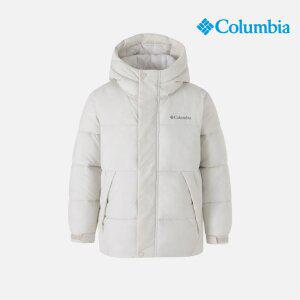 키즈 심플 숏 패딩 자켓_아이보리 (C54-YKD303)