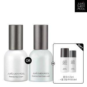 정샘물 에센셜 물 크림 2종 30ml 택 1(물크림/라이트)(+ 물토너15ml + 물크림라이트8m