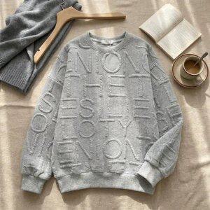 라느 레터링 맨투맨 티셔츠_NB1LT006