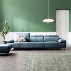 [스툴무료][자코모] 오딘 4인 기능성 슈렁큰 소가죽 소파(전면가죽적용)+올가죽스툴