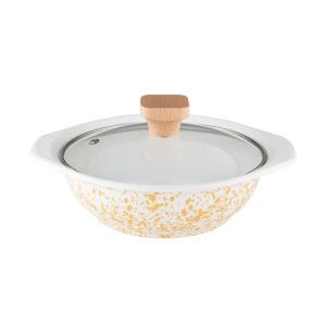 PN풍년 브리에 프롱 법랑냄비IH 22cm 양수(옐로우)