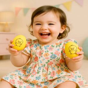 (다르담)에그 쉐이커 유아 음악 악기