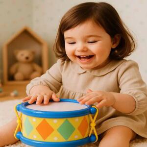 (다르담)베이비 드럼 유아 음악 악기