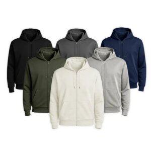 J2K 남녀공용 데일리 오버핏 후드집업 간절기 잠바 아우터