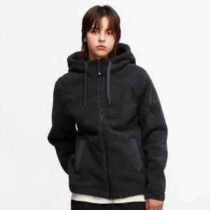 212 보아 후드 플리스 멜란지그레이