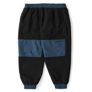 715 패치드 플리스 팬츠 블루