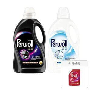 퍼울 다크 본품 1.9L, 1개+퍼울 화이트 본품 1.9L, 1개+증정(세탁세제 (컬러, 다양한